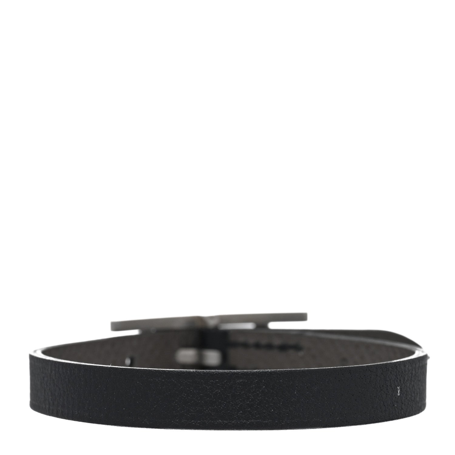 Hermes Swift Epsom Behapi Single Tour Bracelet S Black Etain 3 of 5