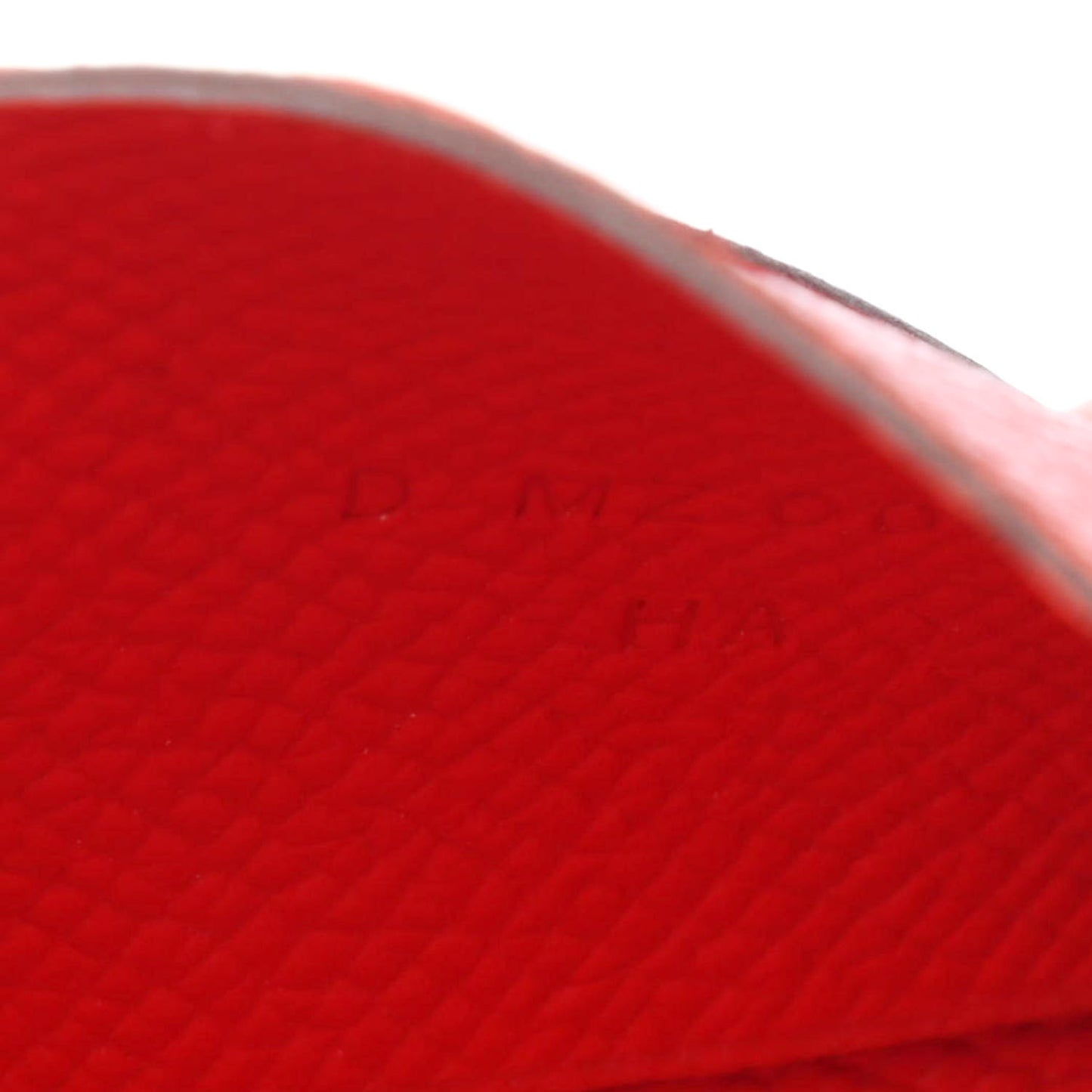 Epsom Calvi Card Case Rouge Casaque