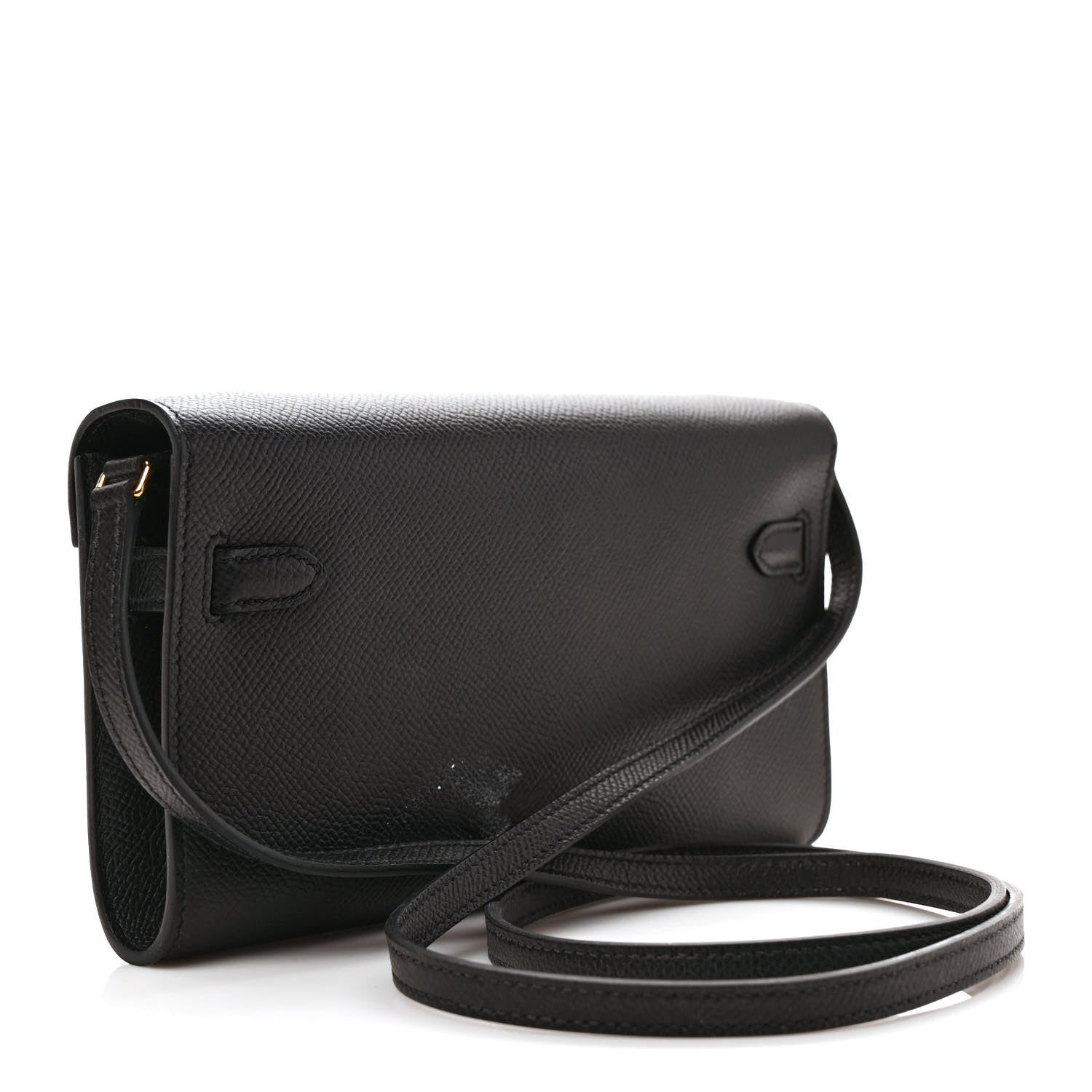 Hermes Epsom Kelly Wallet To Go Black 3 of 10