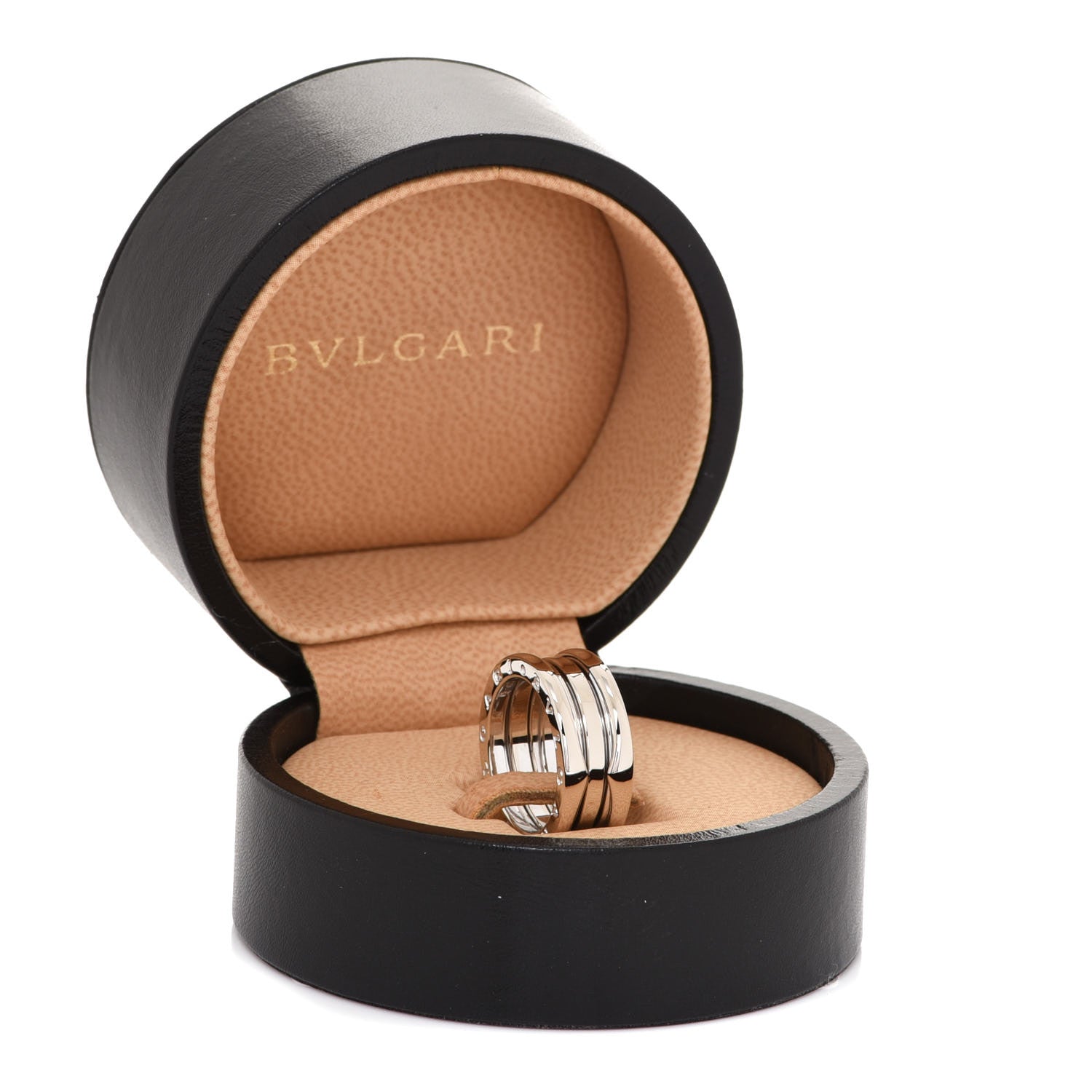 Bulgari 18K White Gold B.Zero1 Three-Band Ring 51 5.75 5 of 5