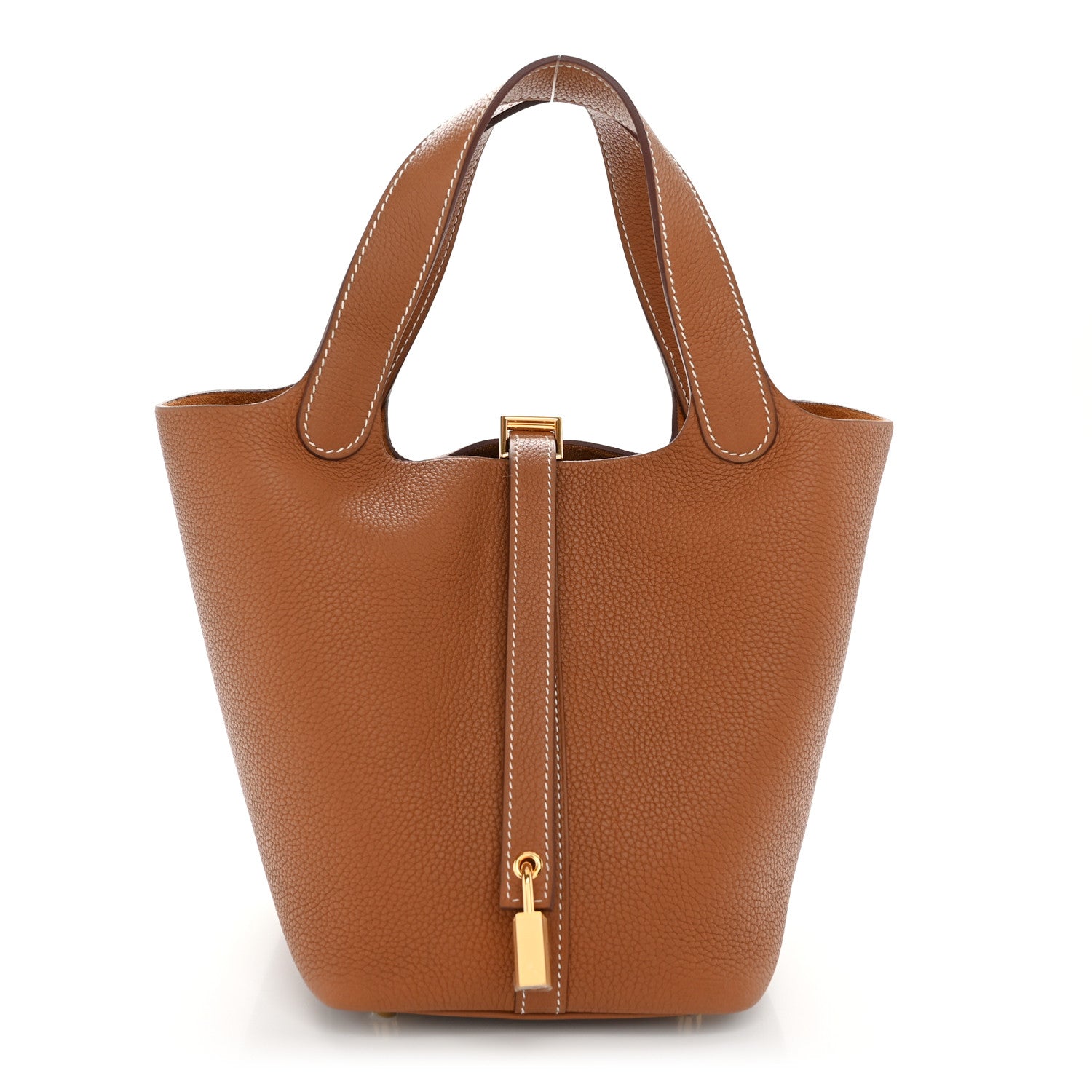 Hermes Taurillon Clemence Picotin Lock 18 PM Gold 1 of 11