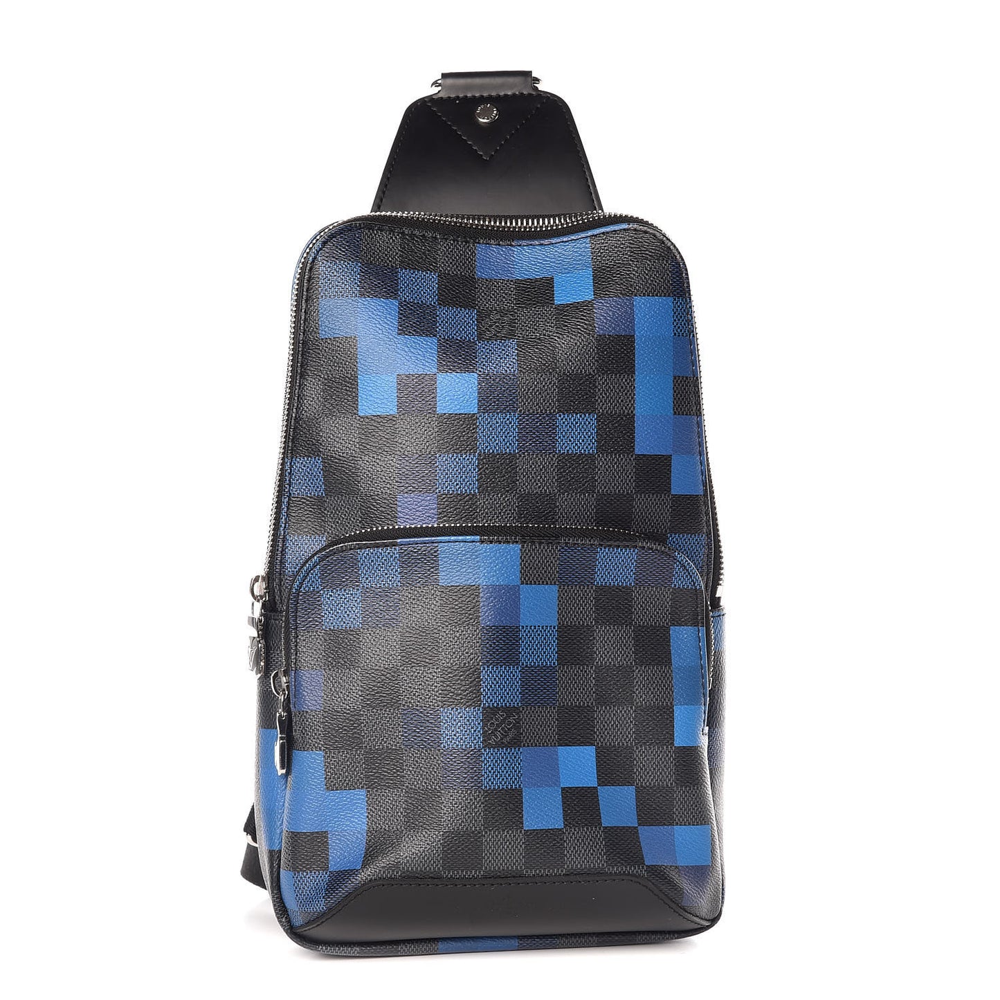 Damier Graphite Pixel Avenue Sling Backpack Blue