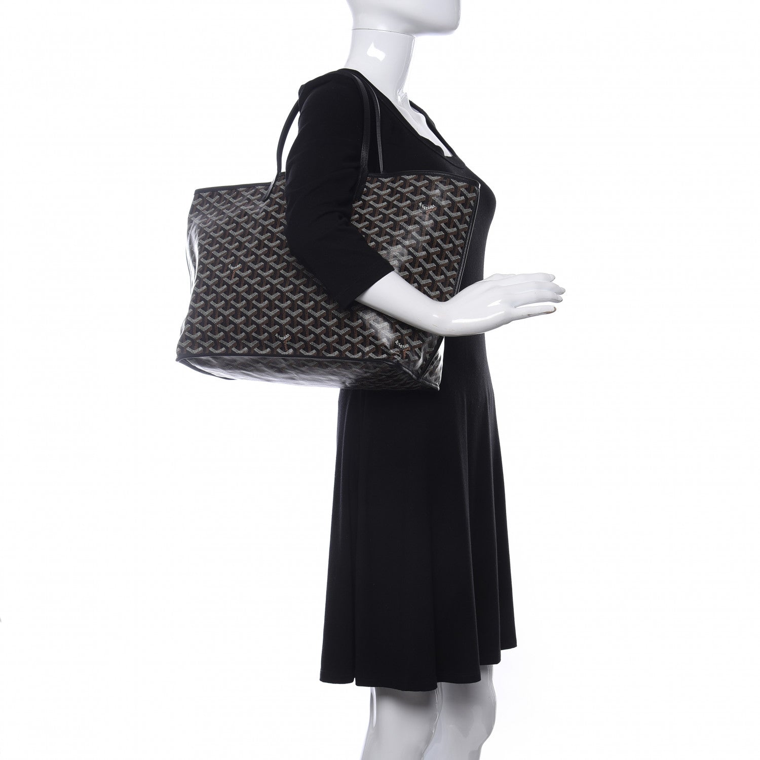 Goyard Goyardine Reversible Anjou PM Black 2 of 16