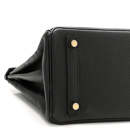 Hermes Togo Birkin 25 Black 9 of 16