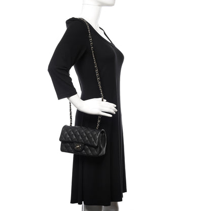 Chanel Caviar Quilted Mini Rectangular Flap Black 2 of 11