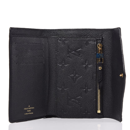 Louis Vuitton Empreinte Compact Curieuse Wallet Black 5 of 7