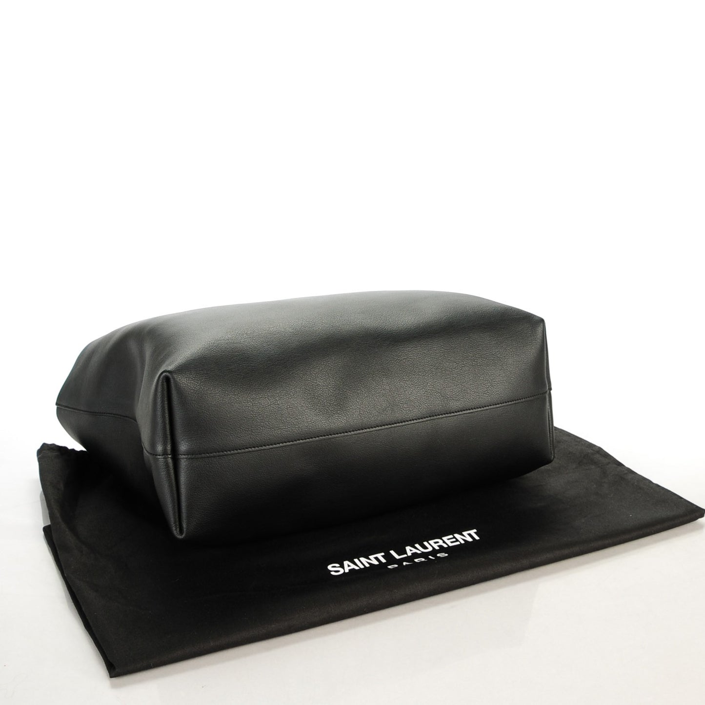 Calfskin Large Shopping Tote Black