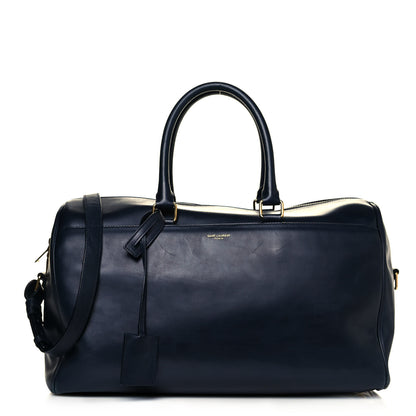 Saint Laurent Calfskin Classic Duffle 12 Marine 1 of 14