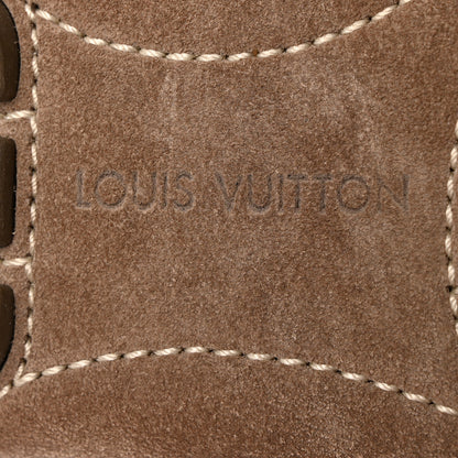 Louis Vuitton Mens Suede Monte Carlo Loafers 8 Brown 8 of 9