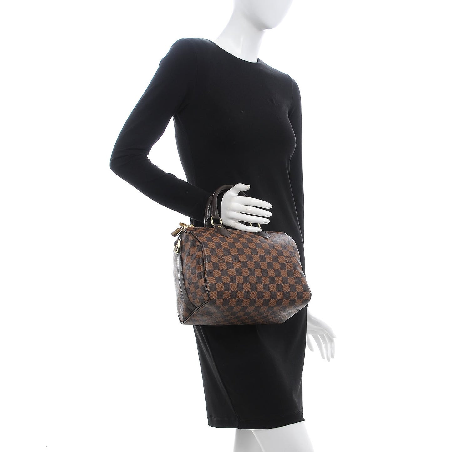 Damier Ebene Speedy Bandouliere 25