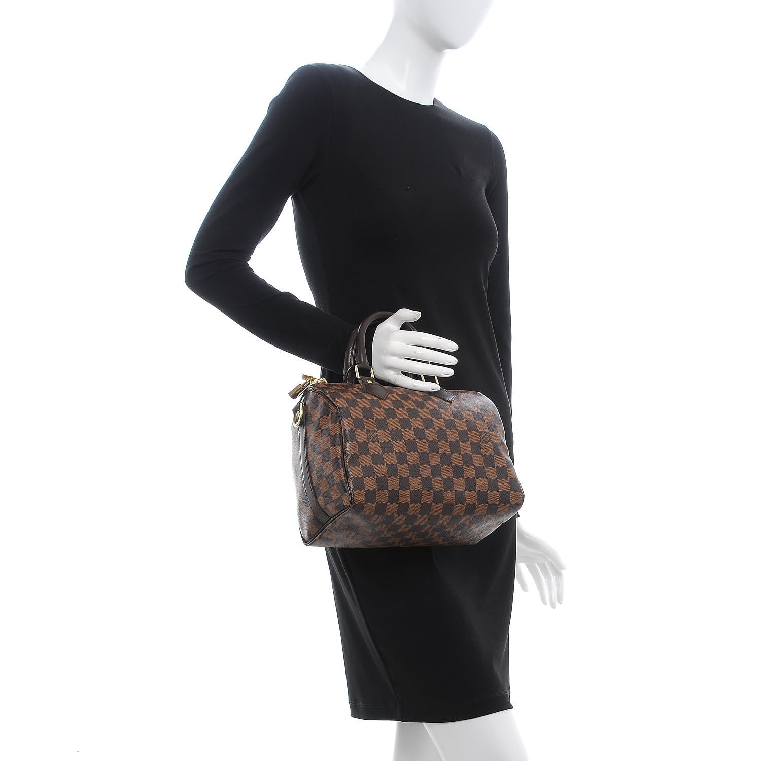 Louis Vuitton Damier Ebene Speedy Bandouliere 25 3 of 9