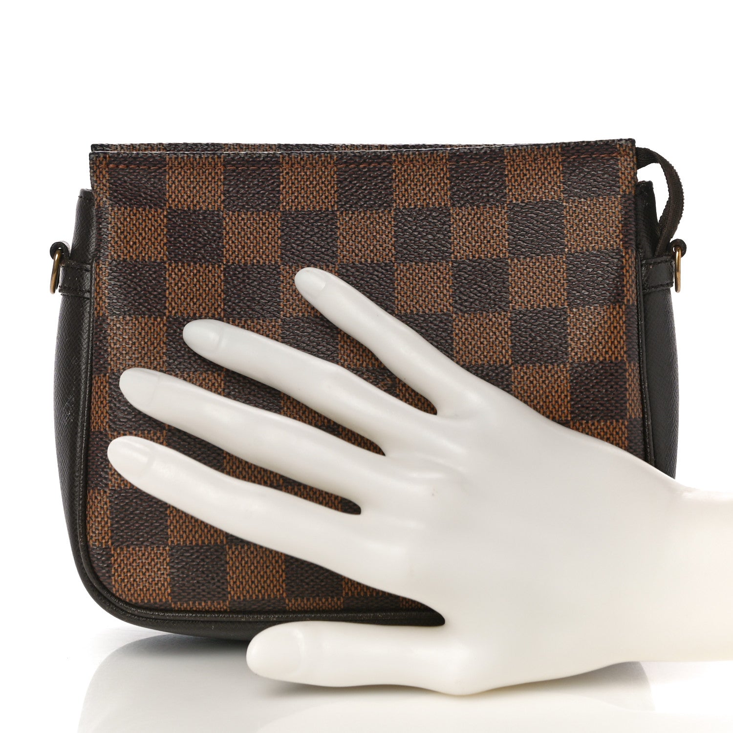 Louis Vuitton Damier Ebene Trousse Make Up Bag Pochette 3 of 13