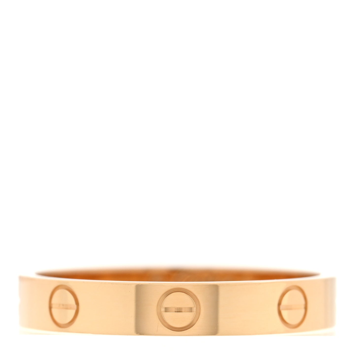 18K Yellow Gold 3.5mm LOVE Wedding Band Ring 61 9.5