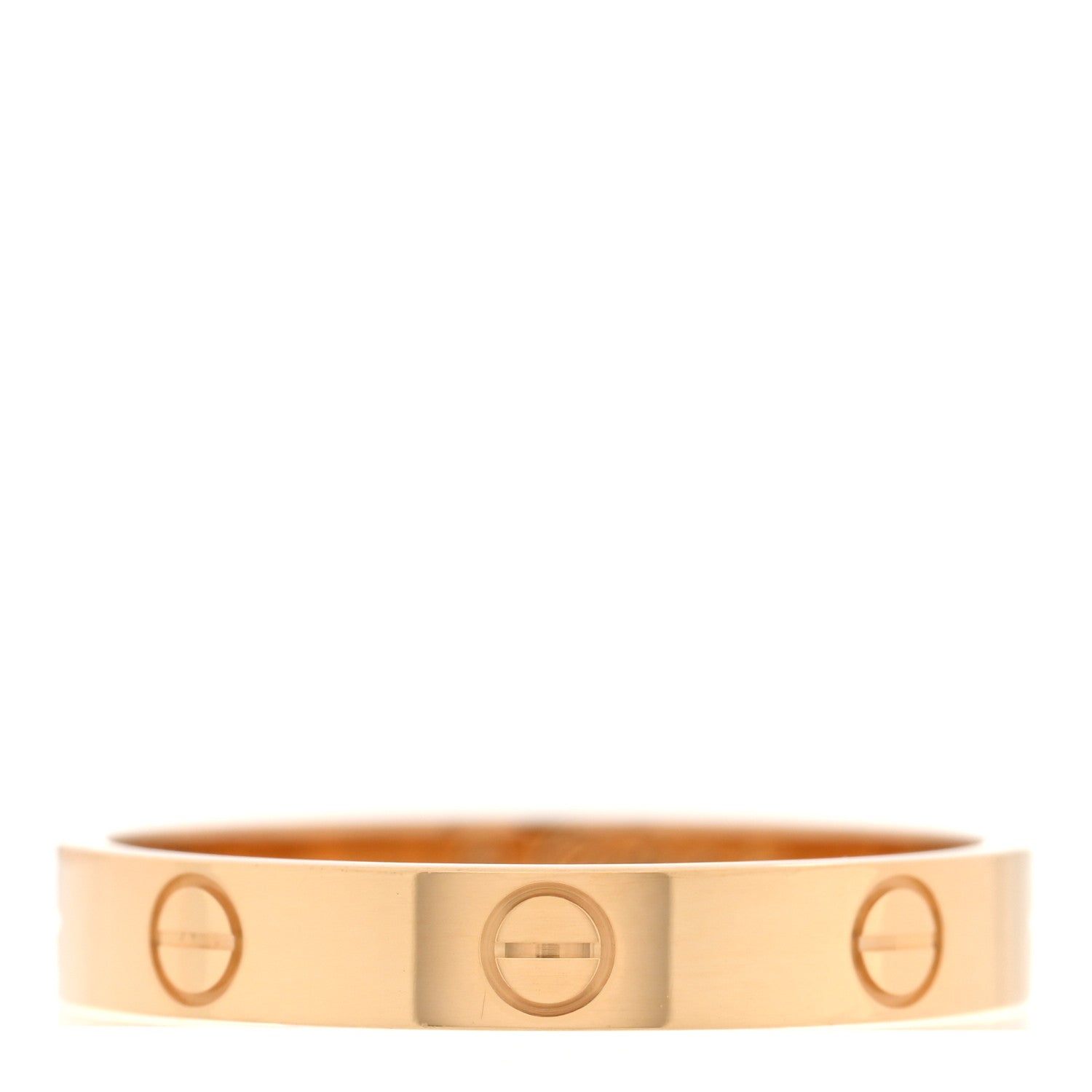 Cartier 18K Yellow Gold 3.5mm LOVE Wedding Band Ring 61 9.5 3 of 4