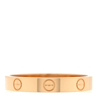 Cartier 18K Yellow Gold 3.5mm LOVE Wedding Band Ring 61 9.5 3 of 4