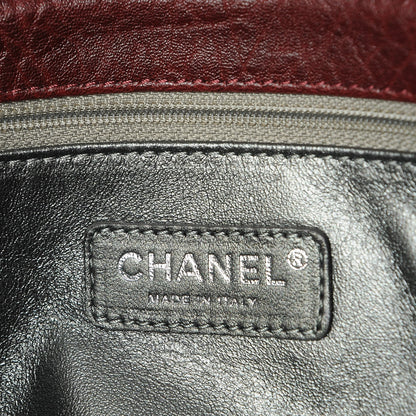 Chanel Distressed Lambskin Quilted Flap Bordeaux 6 of 8
