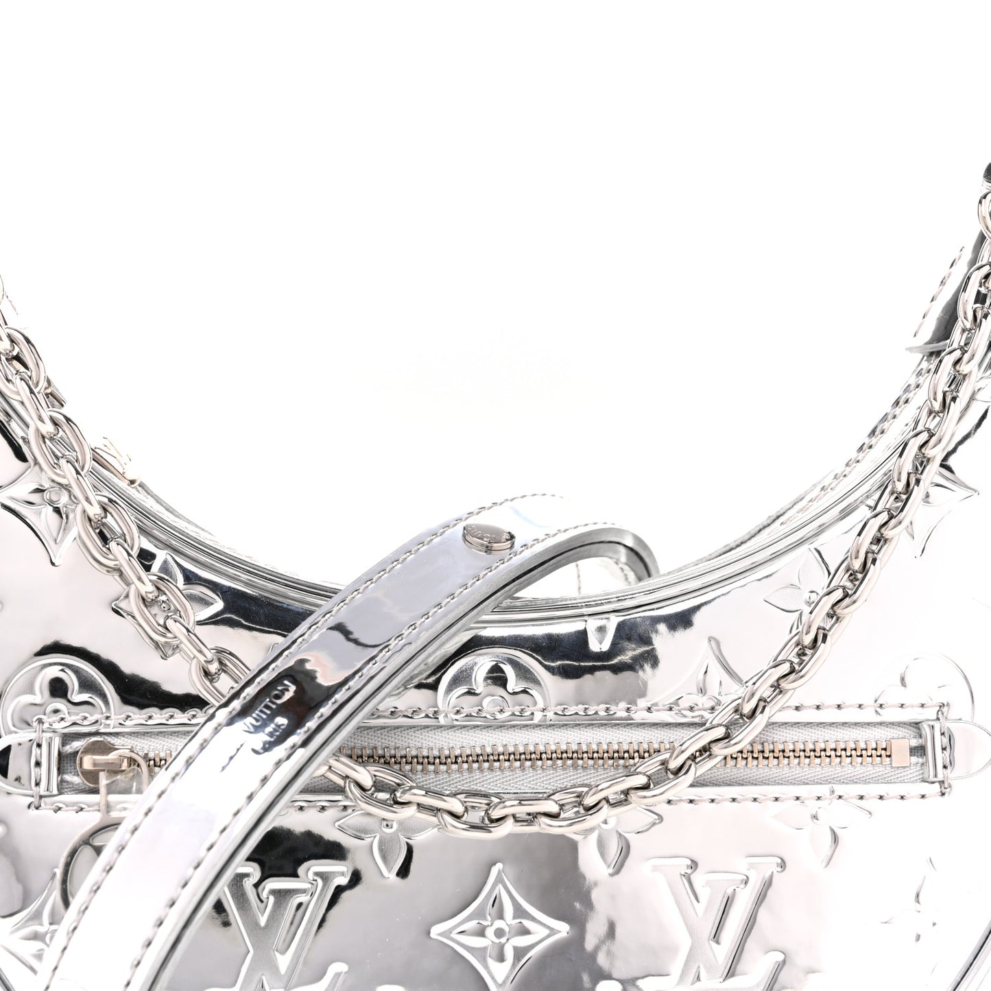 Monogram Miroir Loop PM Silver