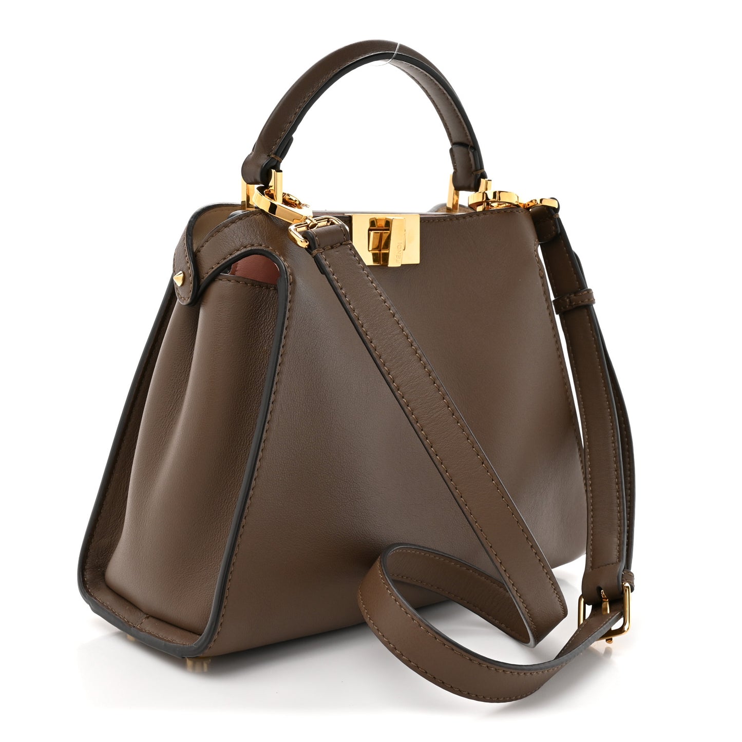 Vitello Tahiti Burro Bi-Color Medium Peekaboo Iconic Essentially Satchel Maya Camelia Confetto