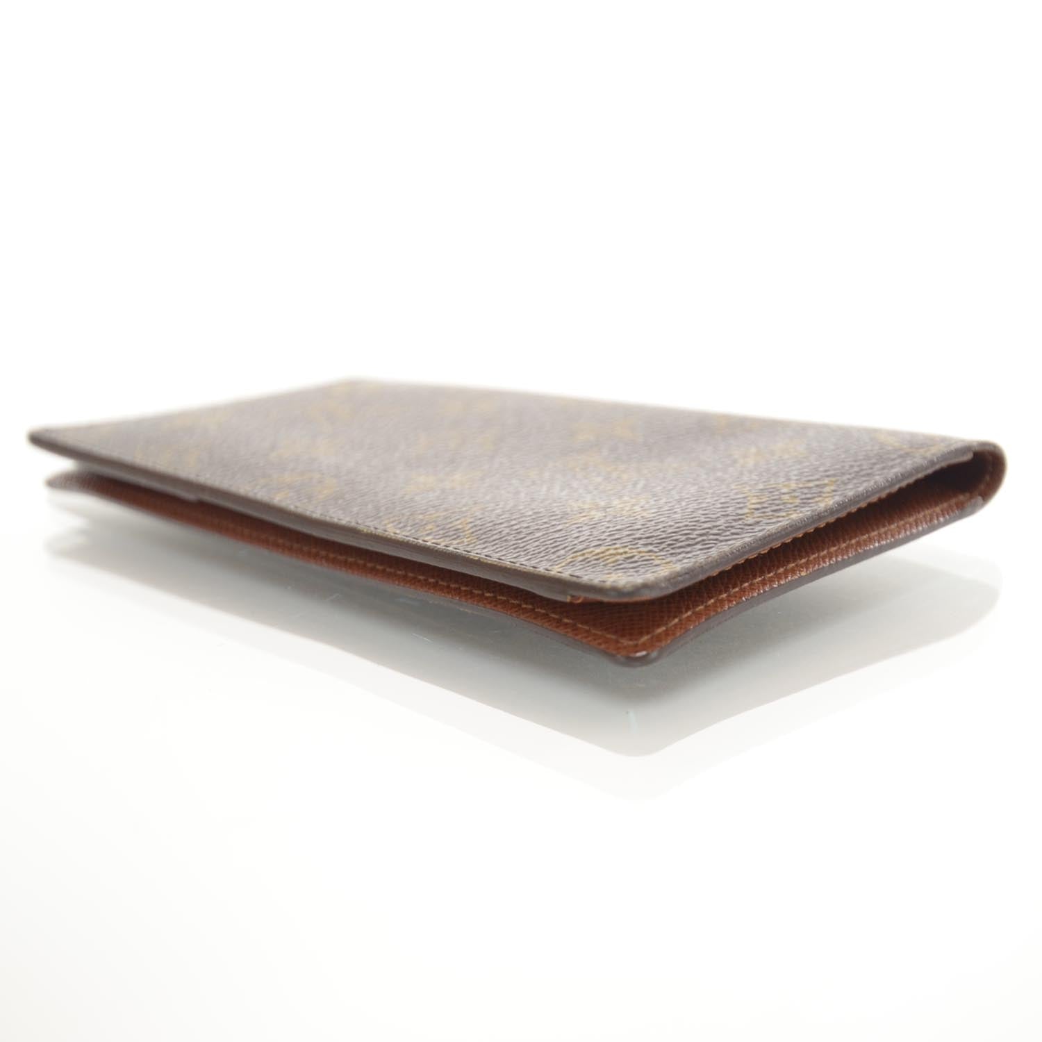 Louis Vuitton Monogram Porte Valeurs Checkbook Wallet 3 of 7