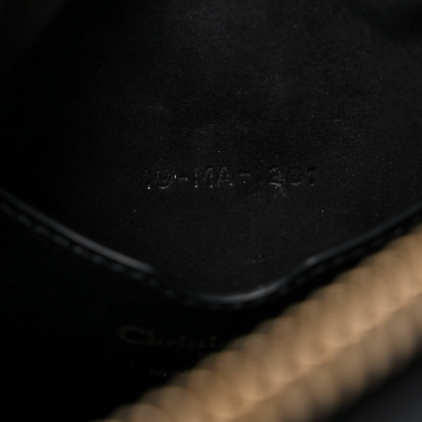 Lambskin Cannage Small Dior Vibe Hobo Bag Black
