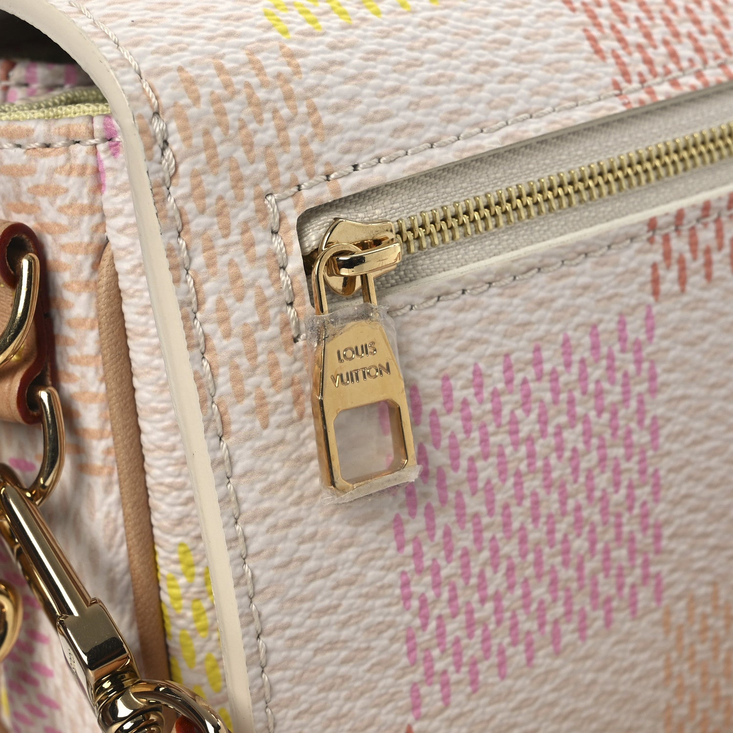 Louis Vuitton Damier Giant Pochette Metis East West Peach 13 of 13