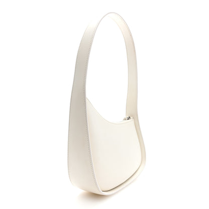 The Row Smooth Calfskin Half Moon Shoulder Bag New Ivory 3 of 9