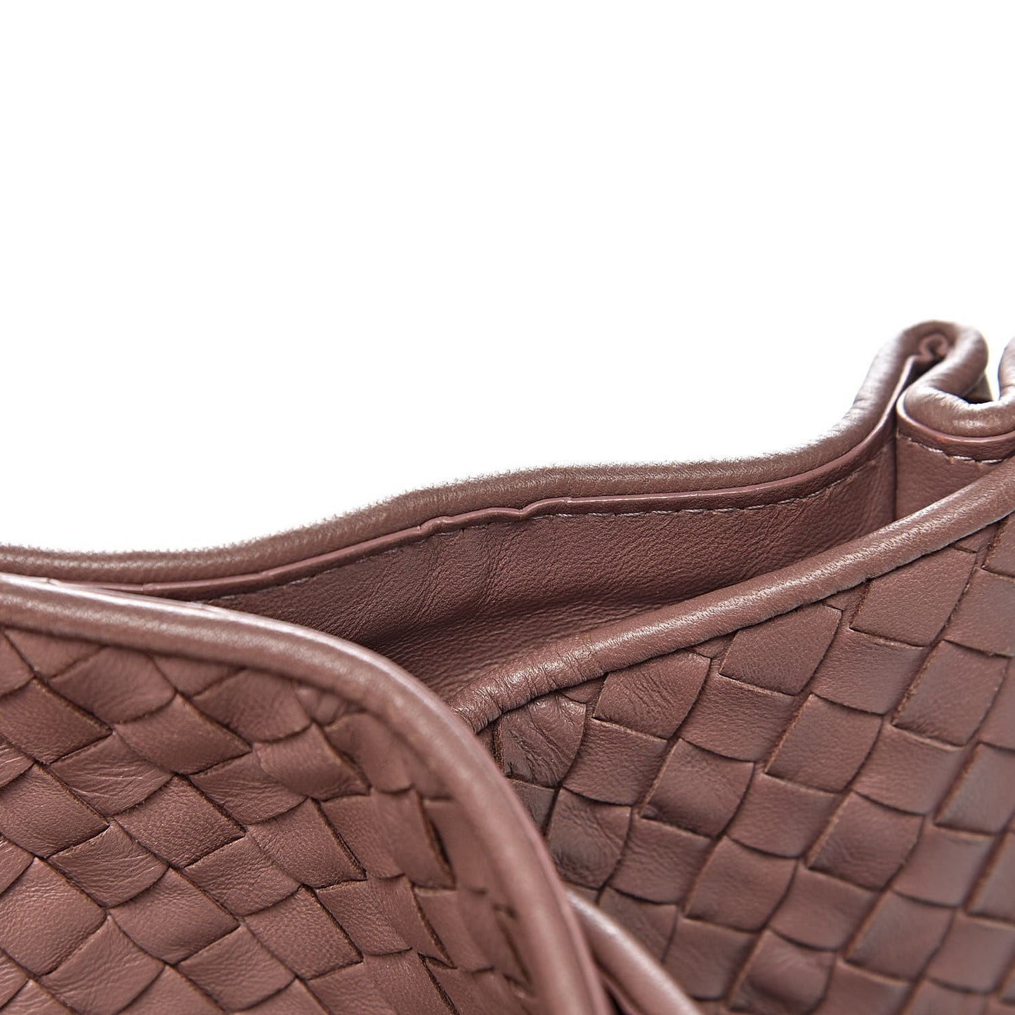 Nappa Intrecciato Parachute Bag Dark Deco Rose