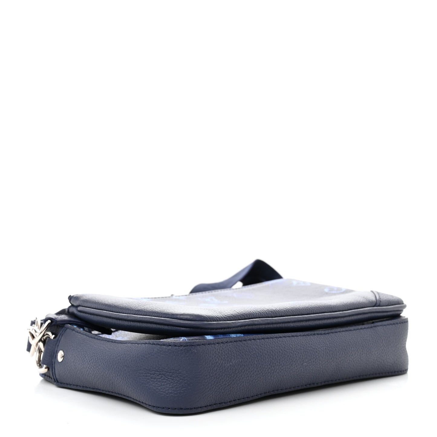 Monogram Ink Watercolor Trio Messenger Bag Blue