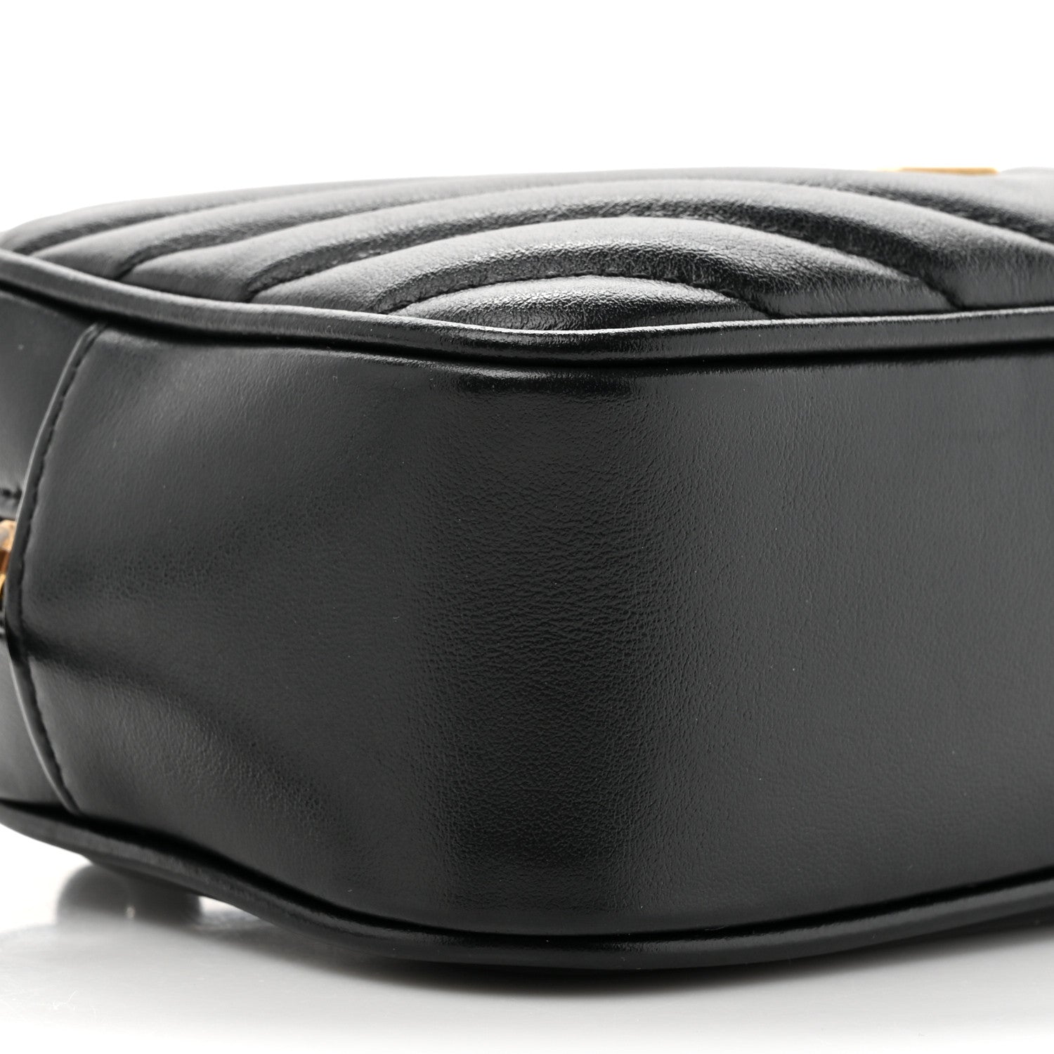 Saint Laurent Calfskin Matelasse Monogram Lou Belt Bag Black 10 of 10