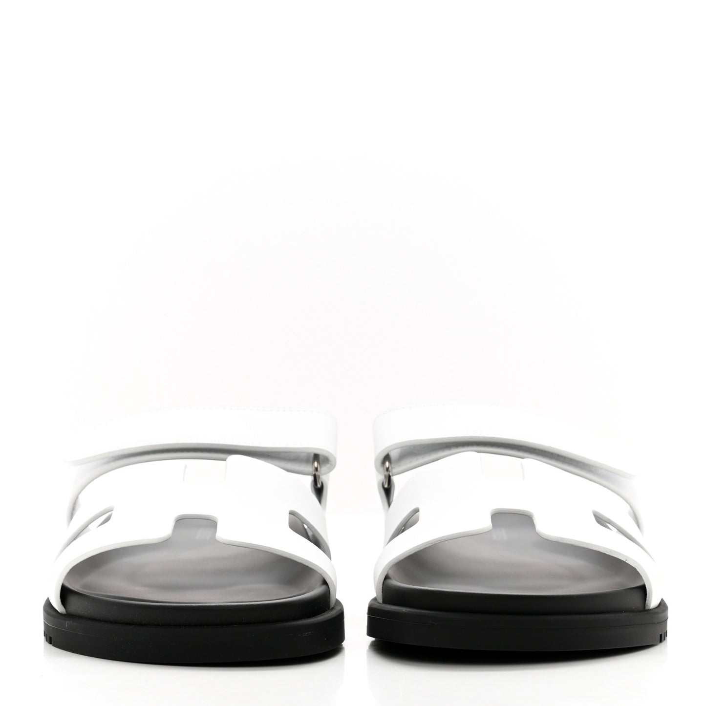 Calfskin Womens Chypre Sandals 37 White