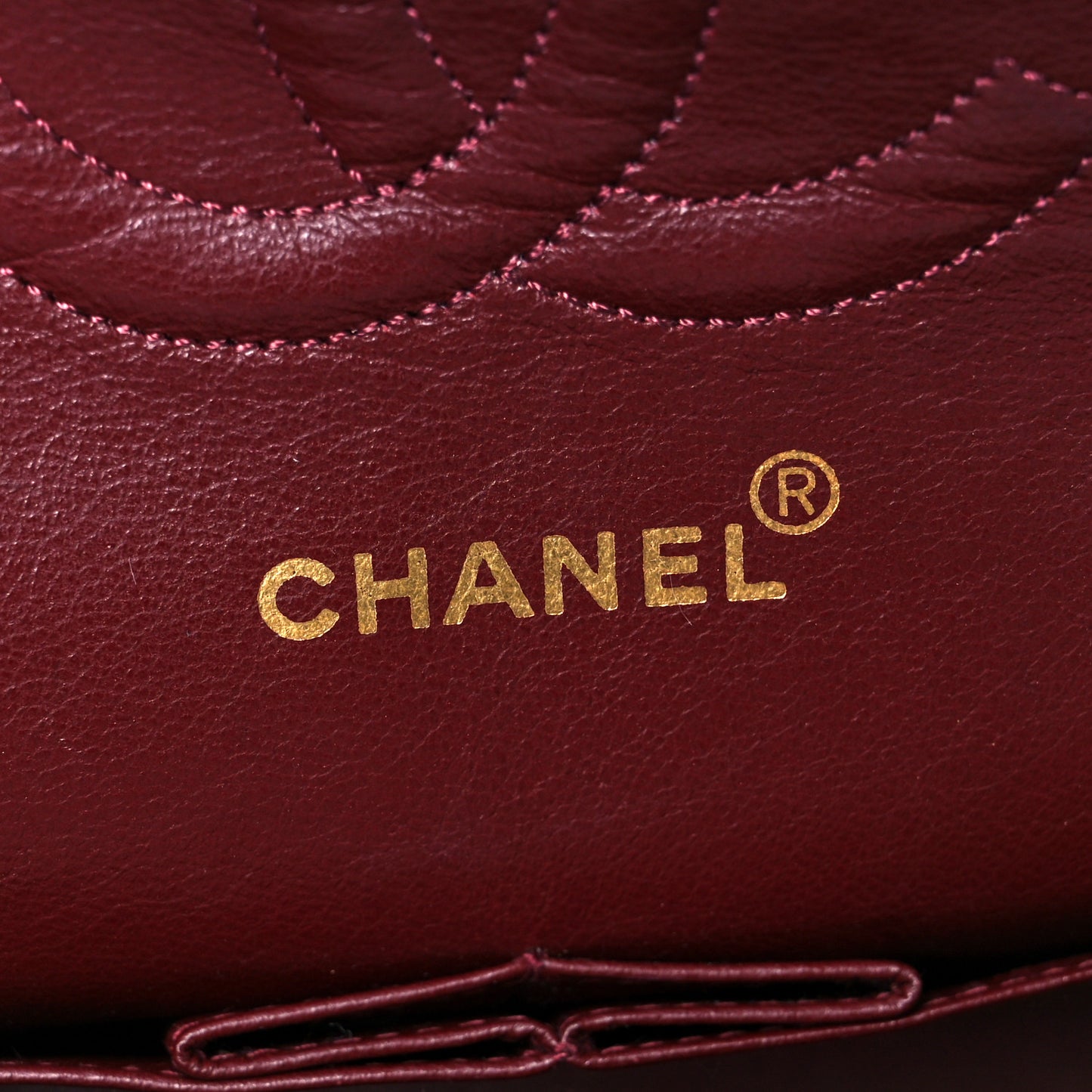 Lambskin Quilted Medium Double Flap Navy