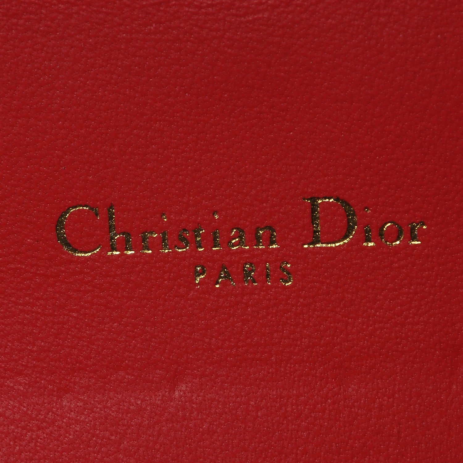 Christian Dior Patent Cannage Miss Dior Chain Wallet Red 6 of 6