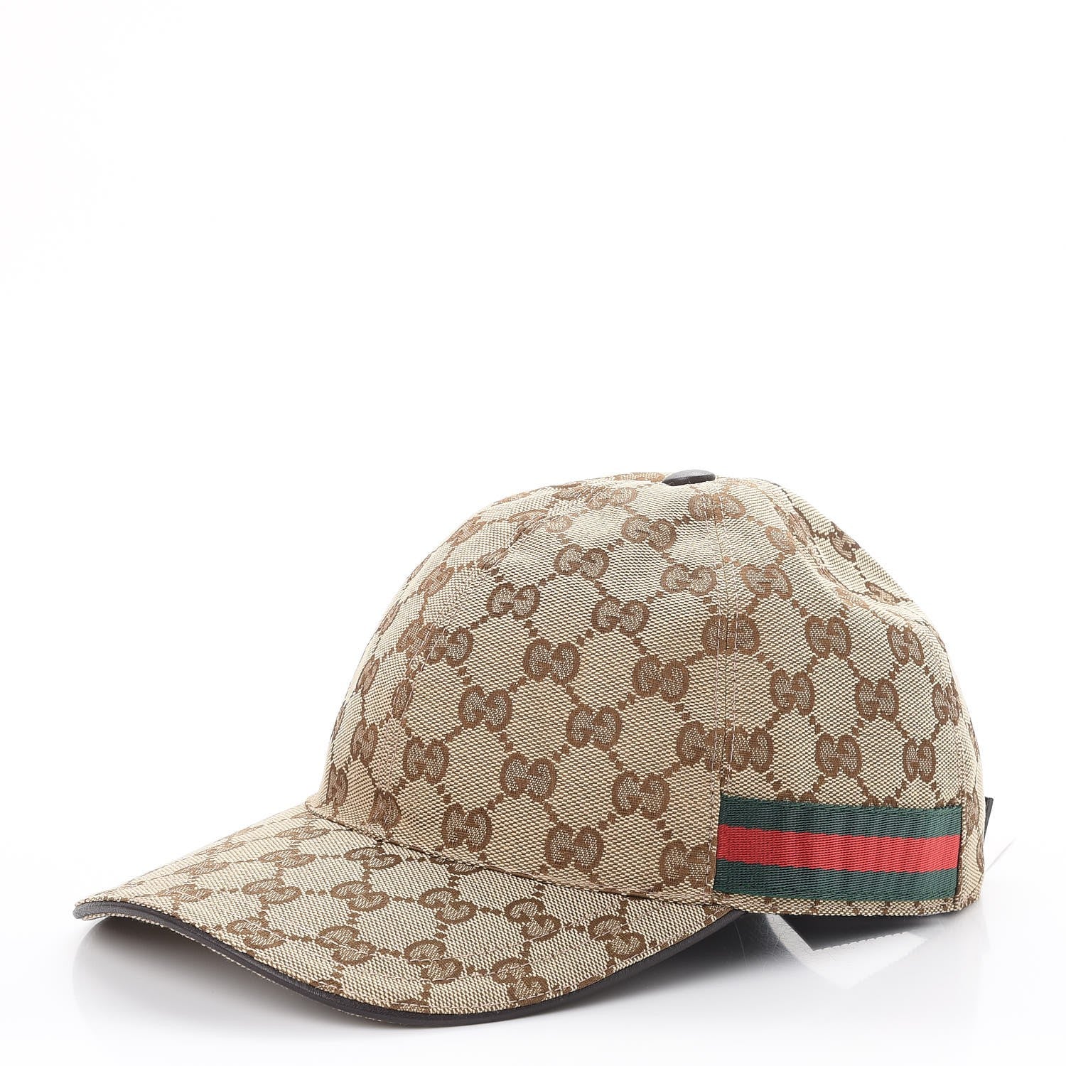 Gucci Monogram Web Baseball Hat S Beige Cocoa 1 of 8