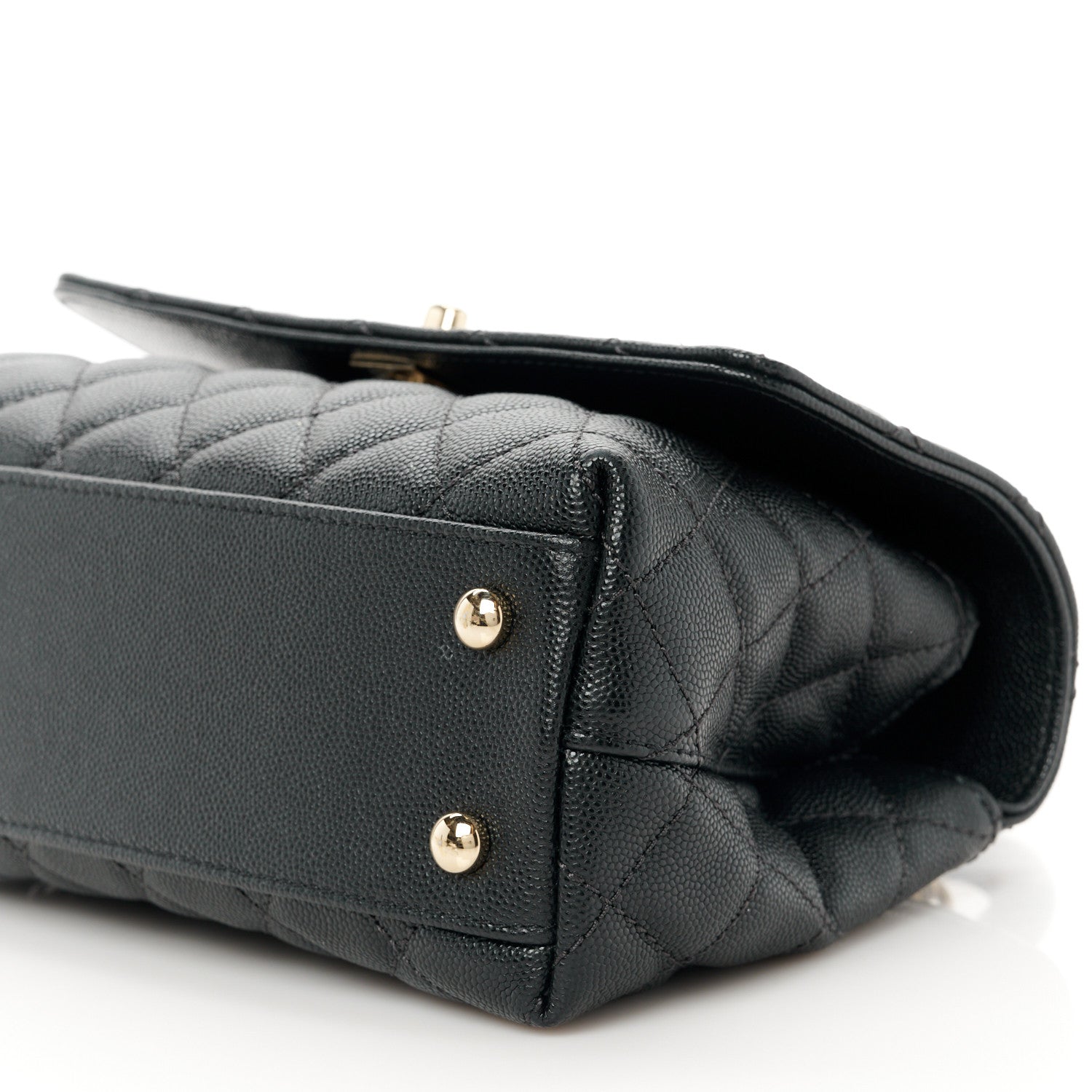 Chanel Caviar Quilted Mini Coco Handle Flap Black 11 of 12