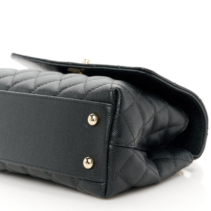 Chanel Caviar Quilted Mini Coco Handle Flap Black 11 of 12