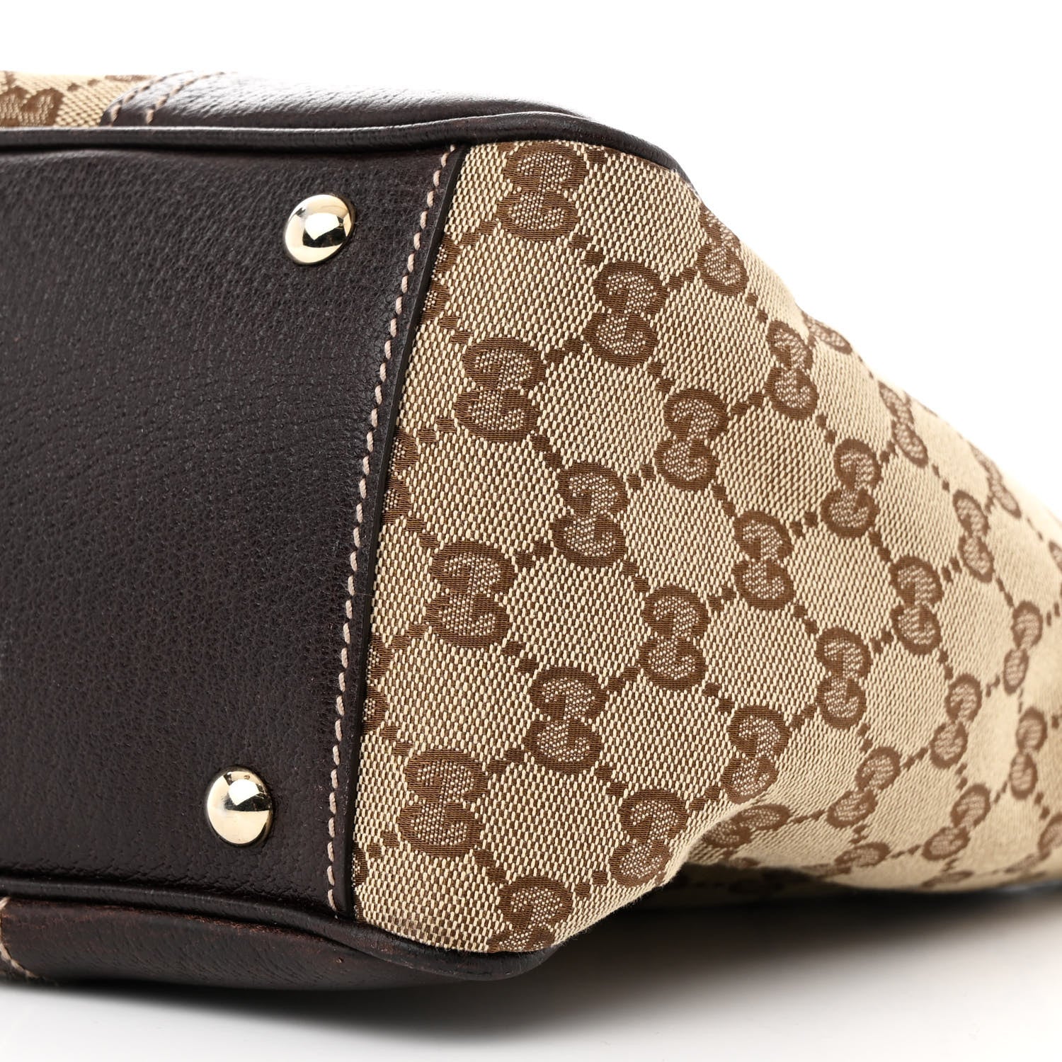 Gucci Monogram Medium Princy Tote Dark Brown 10 of 10