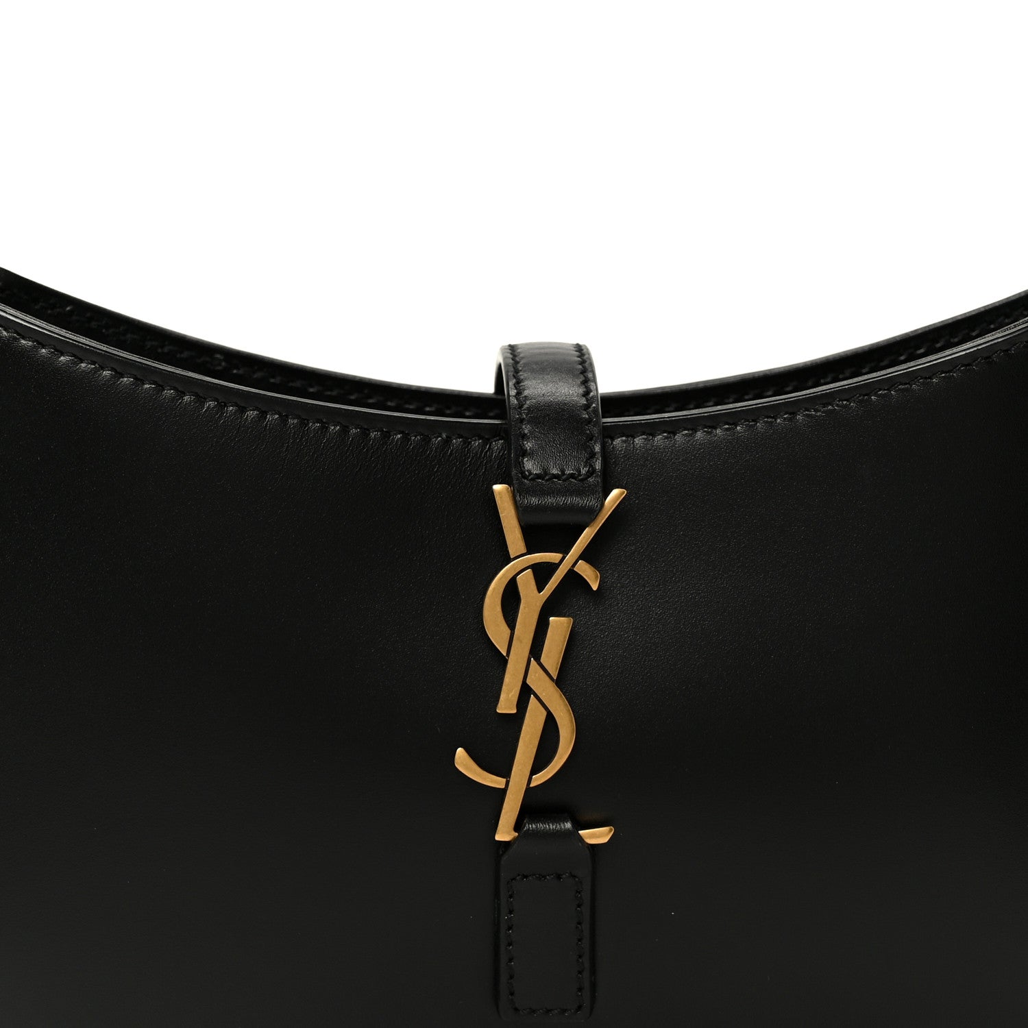 Saint Laurent Smooth Calfskin Le 5 A 7 Mini Hobo Black 8 of 10