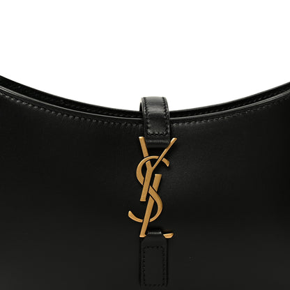 Saint Laurent Smooth Calfskin Le 5 A 7 Mini Hobo Black 8 of 10