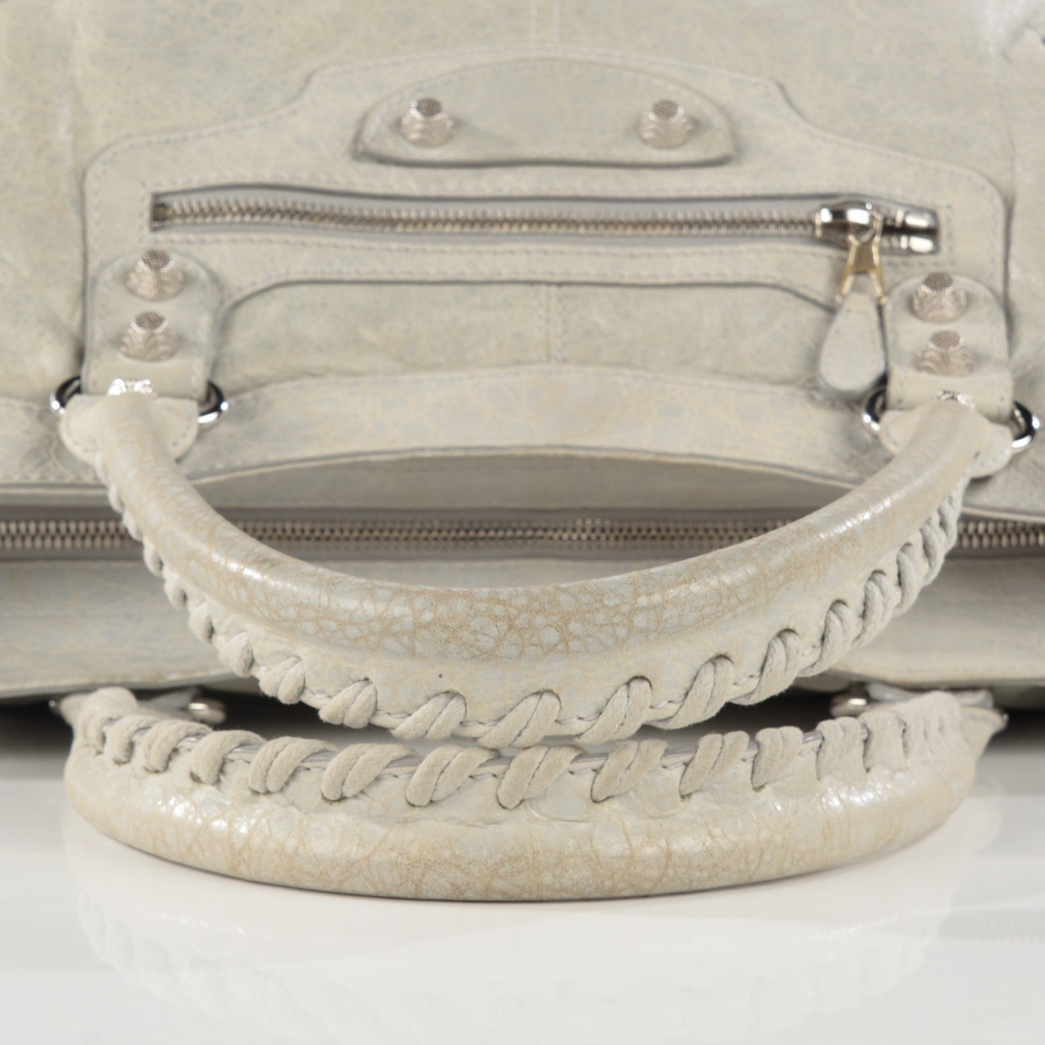 Balenciaga Agneau Giant 12 Silver Hardware Part Time Gris Ciment 8 of 13