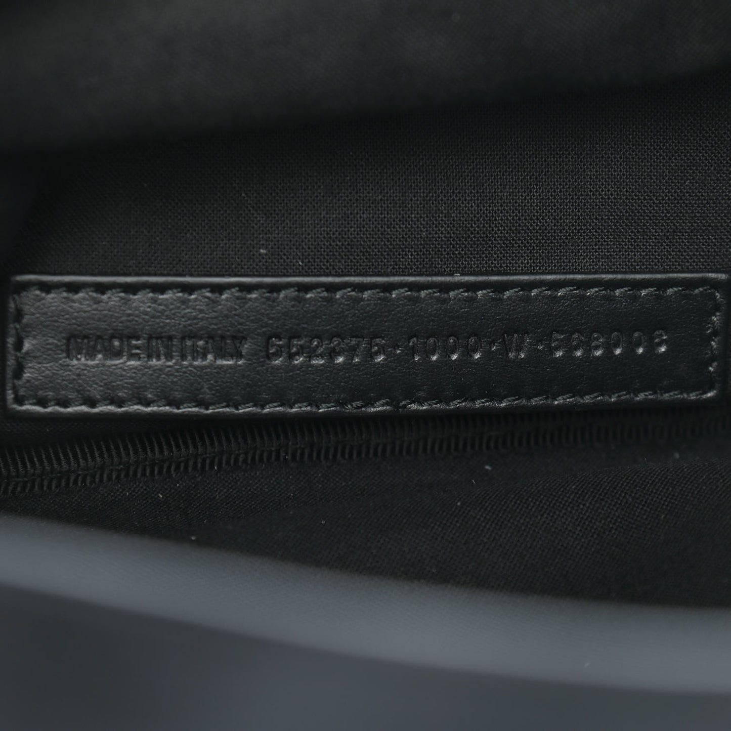 Supple Calfskin Signature Logo Large Everyday Beltpack Black