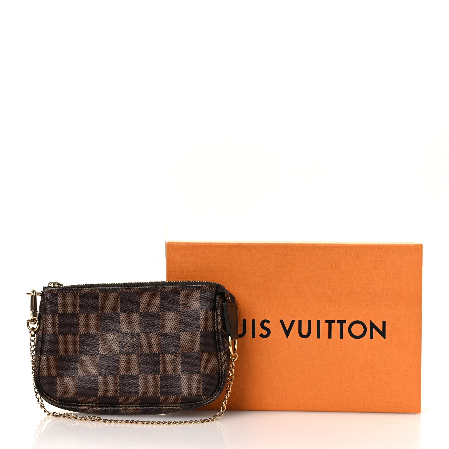 Louis Vuitton Damier Ebene Mini Pochette Accessories 12 of 12