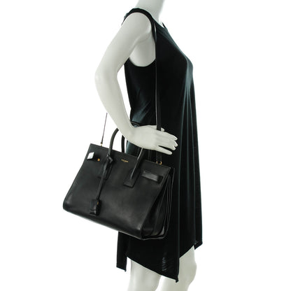 Saint Laurent Calfskin Small Sac De Jour Black 2 of 7