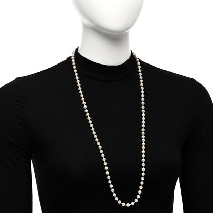 Tiffany Sterling Silver Pearl HardWear Long Necklace 2 of 5