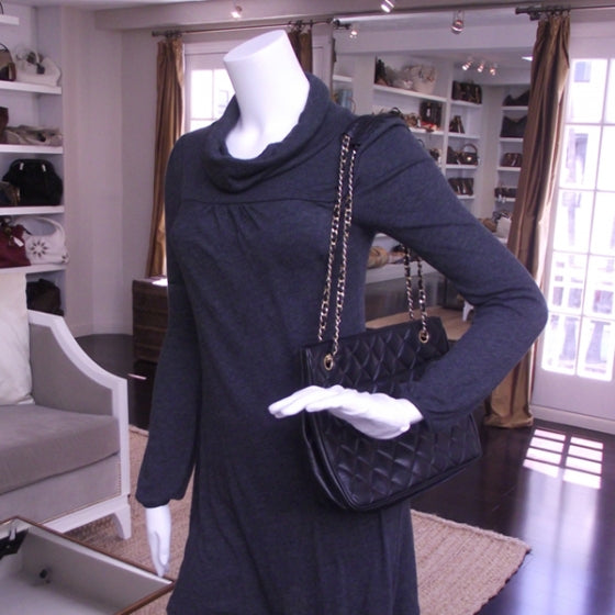 Vintage Quilted Shopping Tote