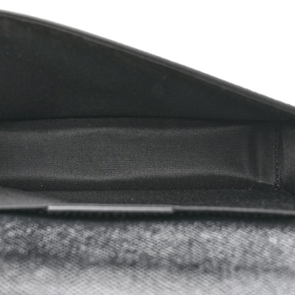 Salvatore Ferragamo Hammered Calfskin Seila Top Handle Crossbody Bag Black 5 of 9
