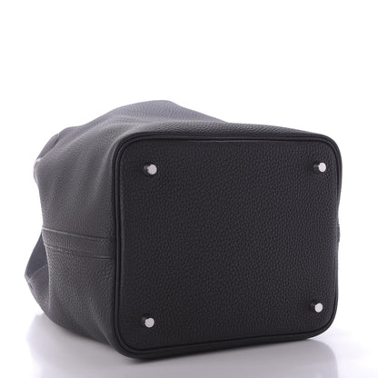 Hermes Taurillon Clemence Picotin Lock 22 MM Black 4 of 10
