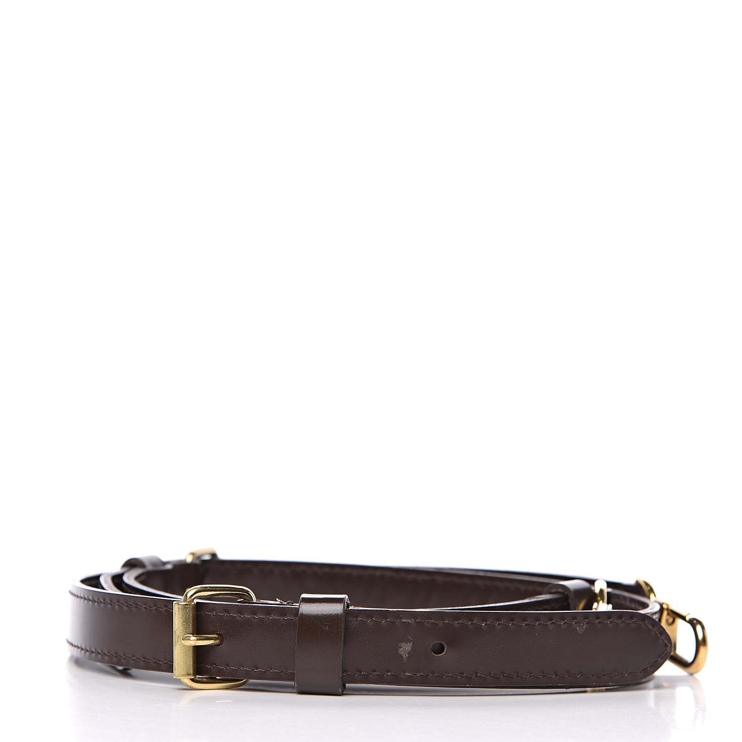 Louis Vuitton Calfskin Adjustable Speedy Bandouliere Shoulder Strap Brown 2 of 5