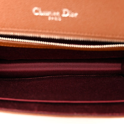 Christian Dior Grained Calfskin Medium Diorama Flap Bag Brown 5 of 10