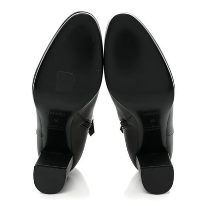 Hermes Calfskin Saint Germain Ankle Boots 36 Black 5 of 9