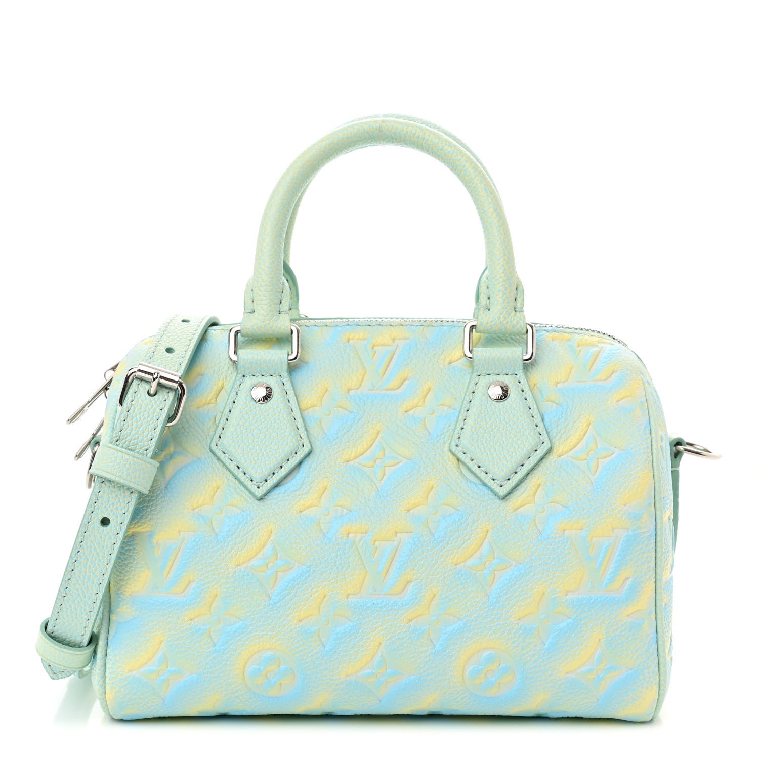 Louis Vuitton Empreinte Monogram Summer Stardust Speedy 20 Water Green 1 of 12